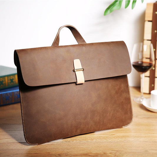 Portable Briefcase Men Business Waterproof Anti-theft Shoulder Crossbody Bags Postman Computer Bag
