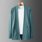 Autumn Mid-length Cardigan Sweater Men's Korean Version of The Trend of Knit Sweater Personality Thin Coat Youth Line Clothes Outer Wear
