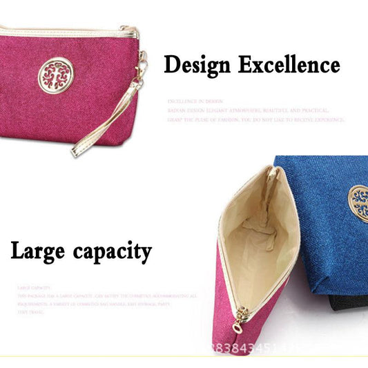 Cosmetic Bag Travel Bling Ladies Zipper Makeup Bags Makeup Wash Toiletry Organizer Bag Pouch Case