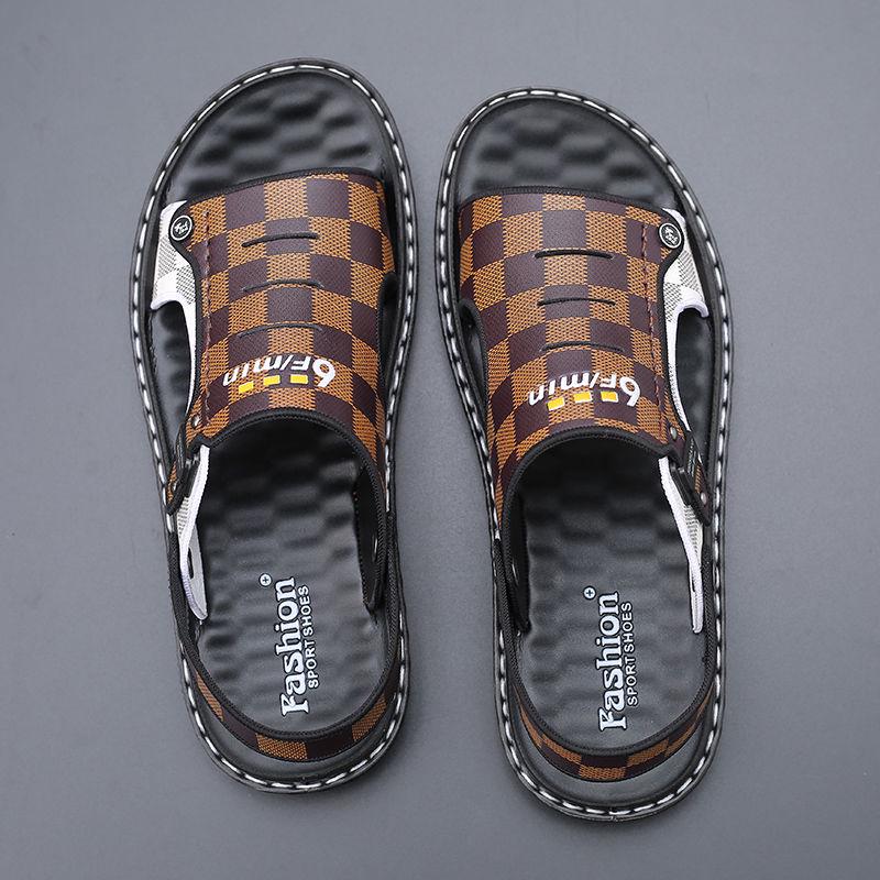 Sandals Men's Summer 2020 Non-slip Beach Shoes Men's Casual Dual-use Wear Sandals and Slippers Korean Summer Tide