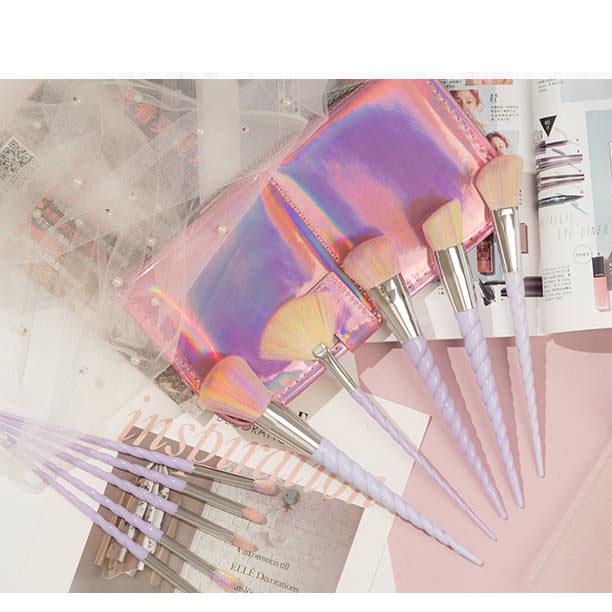 10Pcs Makeup Brush Set Women Face Eye Professional Makeup Brushes Blush Brush Cosmetic Tool