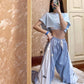 Small Daisy Loose High-waisted Trousers Female Korean Student Wide-leg Leggings Pants Slimming Sports Casual Pants
