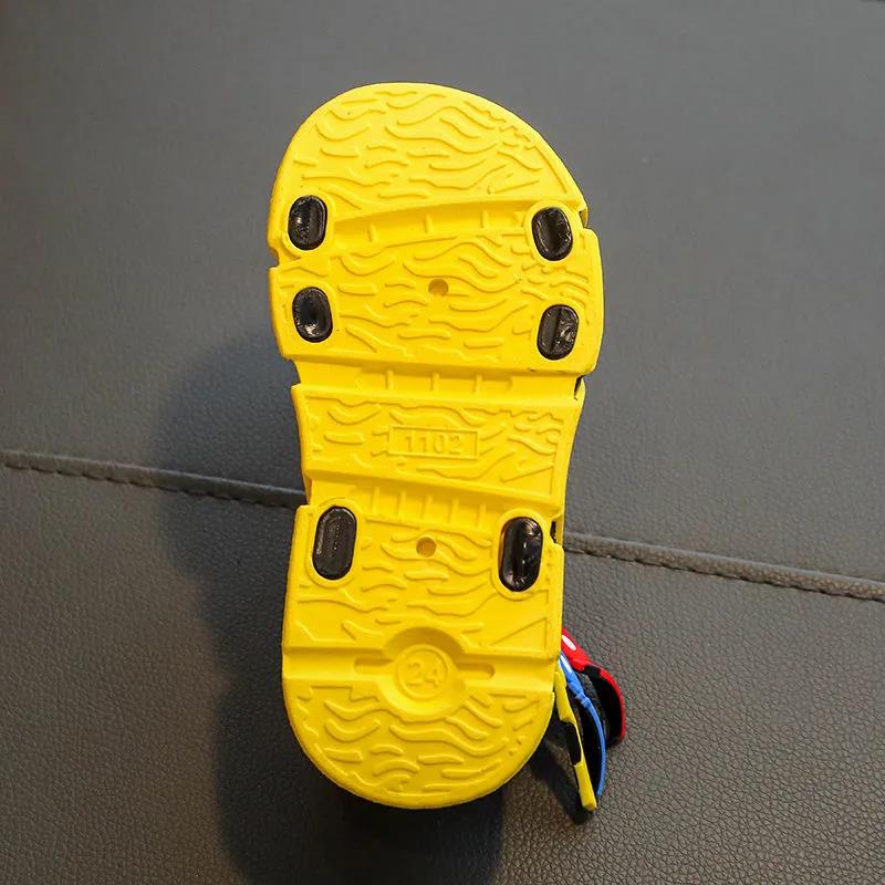 Boys' Sandals Summer Soft Sole Non-slip Outdoor Beach Shoes Children's Large Size Breathable Soft Sandals