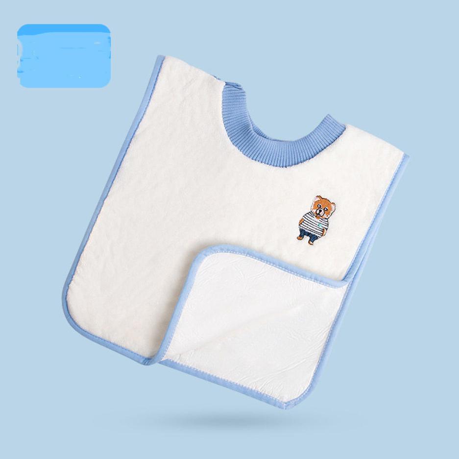 Waterproof Cartoon Print Baby Bibs Waterproof Soft Silicone Infant Boys Girls Bib Children Baby
