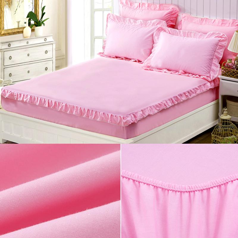 Skin-friendly Printing Mattress Protector Three-piece Set of Cotton Bedspread and Pillowcase Bedding