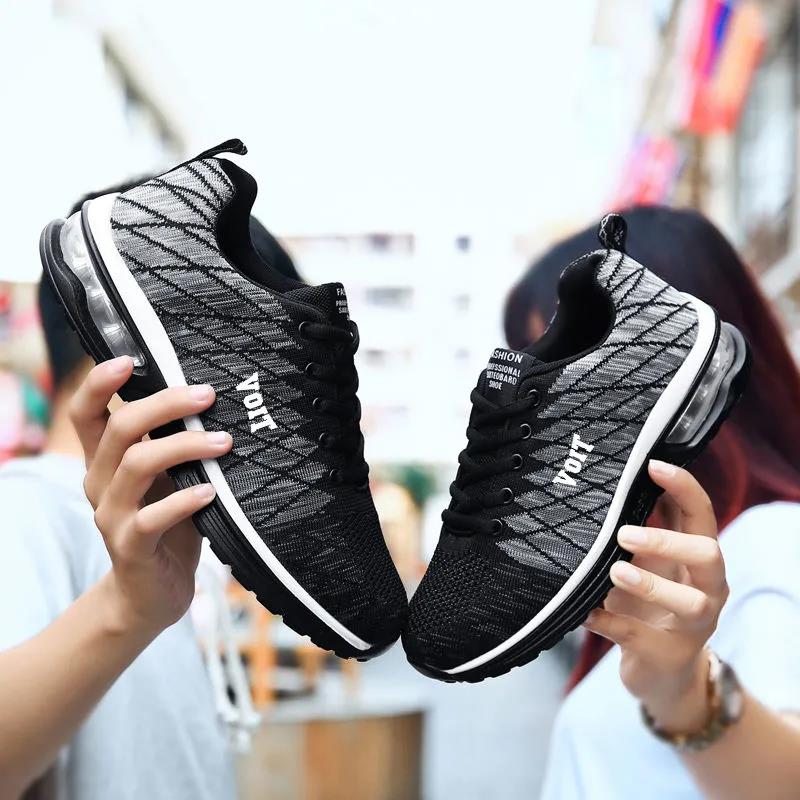 Air Cushion Running Shoes Men's Sports Shoes Mesh Shoes Shock Absorption Casual Shoes