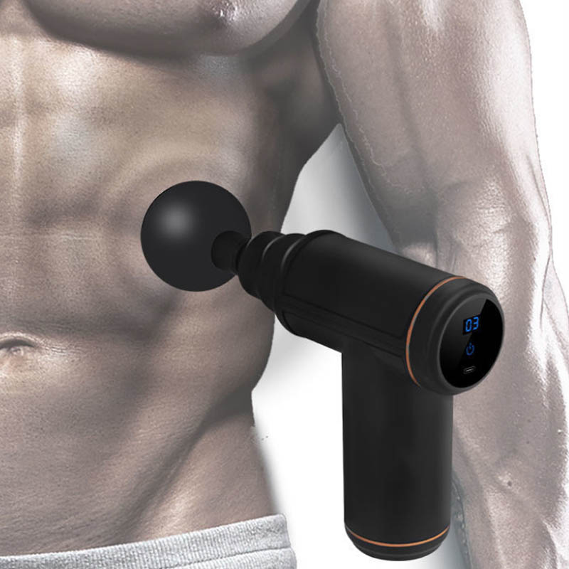 Mini Fascia Gun Small Mini Massage Stove Legs Two-purpose Massage Hammer Relax Muscular Multi-function Home