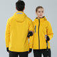 Winter Hooded Jackets Windproof Wearable Mountaineering Jacket Plus Fleece Thicken Warm Waterproof Ski Jacket Outdoor Sports