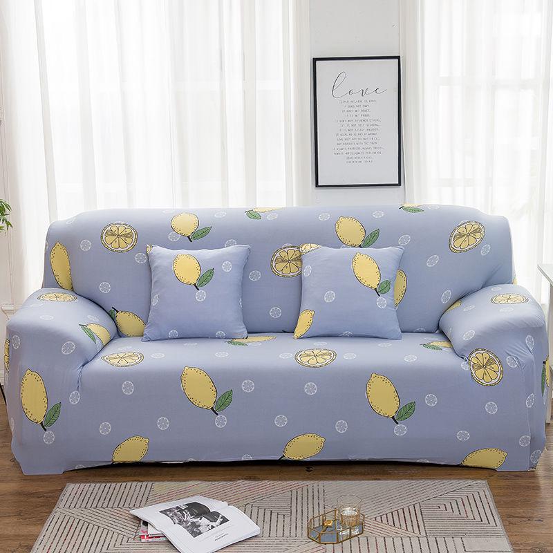 1/2/3/4 Seat Printed Magic Sofa Cover Sectional Sofa Slipcovers Stretchable Elastic Sofa Cover for Living Room Couch Cover Armchair Cover