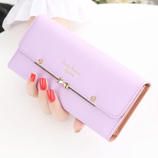 Women's Long Wallet Women Trendy Women Butterfly Tie Student Handbag Mobile Bag Trend