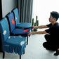 2/4/6Pcs  Stretchable Dining Chair Cover Spandex Elastic Pastoral Modern Slipcovers Furniture Cover for Kitchen Wedding