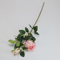 Artificial Rose Plastic Artificial Flower Home Living Room Retro Bouquet Set Bulgarian Rose Flower Arrangement Decoration
