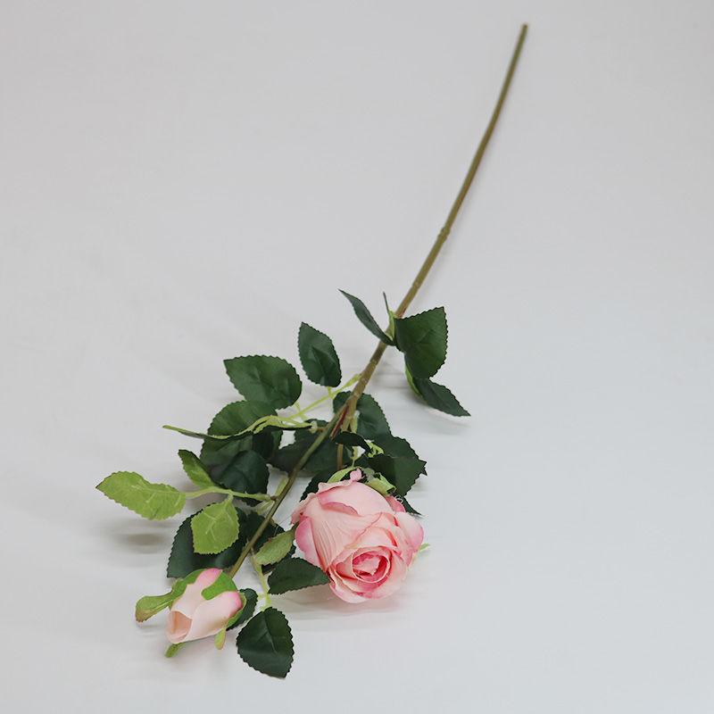 Artificial Rose Plastic Artificial Flower Home Living Room Retro Bouquet Set Bulgarian Rose Flower Arrangement Decoration