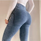 Women High Waist Jeans Woman Sexy Black Blue Elastic Skinny Pencil Pants Female Plus Size Zipper Wash Denim Trousers Girl