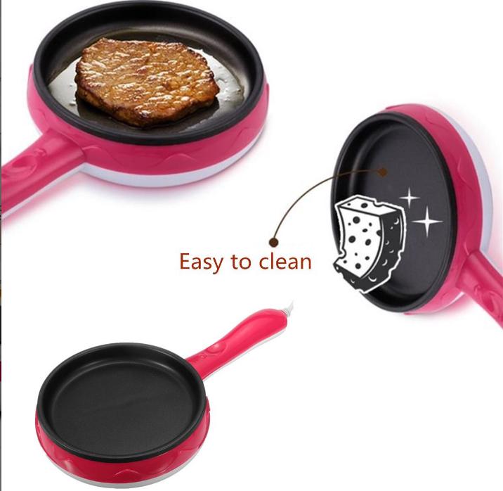 Electric 14 Eggs Boiler Food Steamer Cooking Machine With Frying Pan Non-stick