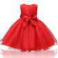 Solid Color Girl Dress Mesh Puffy Rose Princess Birthday Dress Skirt Dream Fairy Tale Sweet Dress Waist A-line Skirt