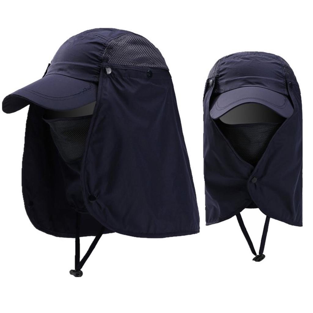 Quick Dry Unisex Outdoor Sport Fishing Hiking Face Neck Cover Sun Cap Sunshade