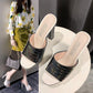 Waterproof Platform Sandals  Slippers Women Summer Fish Mouth High Heels Sexy Sandals Thick Heel Roman Women's Shoes
