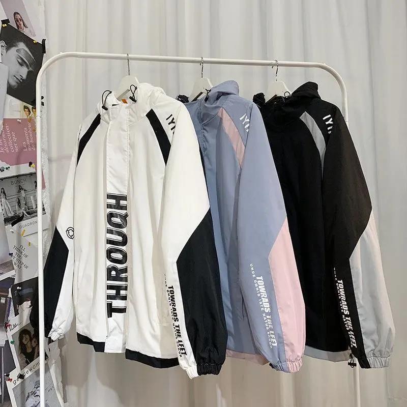 Women Waterproof Jacket Spring Boutique Hooded Windbreaker Soft and Comfortable Top Casual Loose Coat