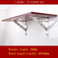 Stainless Steel Tripod with Wooden Shelf Bracket Set Right Angle Bracket Kitchen Support Frame