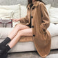 Real Wool Granular Cashmere Sheep Shearing Wool Coat Women's Fur Coat Mid-length Thickening Korean Version