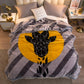 Thick Coral Fleece Blanket Non-shedding Quilt Bedroom Blanket