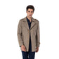 Men's Woolen Coat Medium Long Section Large Size Mid-length Windbreaker Casual Lapel Jacket