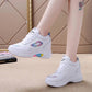 Women Shoes White Sneakers Women Vulcanize Shoes Platform Chunky Sneakers Casual Dad Shoes Basket