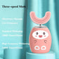 Smart U-shaped Electric Children's Toothbrush 1-7 Years Old Soft Fur Baby Student Rechargeable Waterproof Sound Wave Automatic Tooth Brushing Artifact
