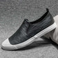 Men's Breathable Casual Shoes Summer Solid Color Flat Casual Shoes