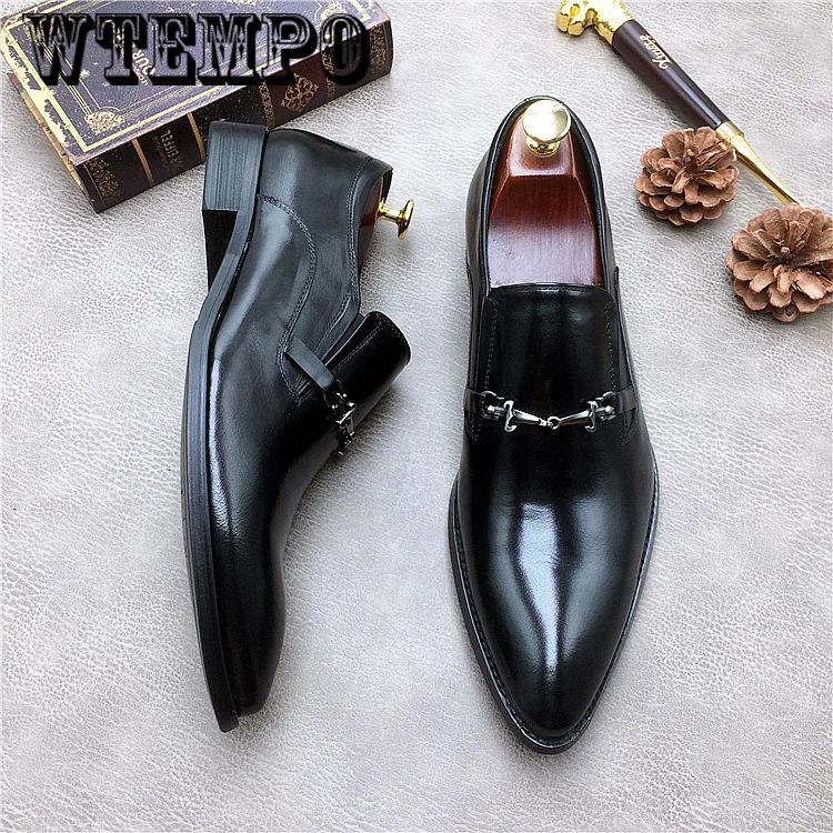 Set of toe scalp shoes fashion men's suede leather comfortable breathable casual business shoes