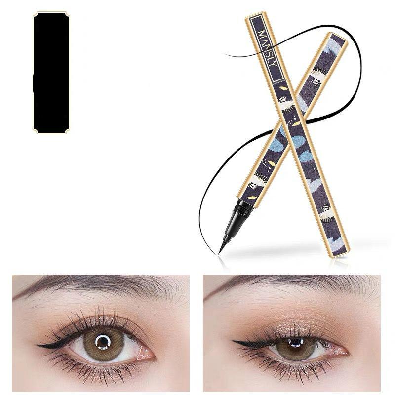 [Super Waterproof] Chinese Eyeliner Waterproof will not stain student beginner quick-drying eyeliner