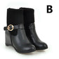 Women's Inner Heightening Martin Boots British Style Short Boots Women Winter Plus Velvet Snow Boots Women Cotton Shoes Women Boots