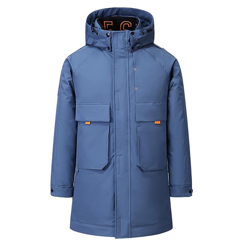 New Autumn and Winter Men's Thick White Duck Down Jacket Men and Women The Same Fashion Casual Couple Down Jacket
