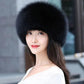 Women's Winter Hat Imitated Fox Fur Ball Plush Beret All-match Adjustable Hat Warm Cold Proof Ear Protection Hat Solid Fluffy Plushy Top Cap Fur Hat