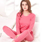 Women Long Sleeve Thermal Underwear Women Winter Thicken Tight Suit Sexy Pajamas Autumn Windproof Soft Lining Slim Body Comfortable Breathable Student