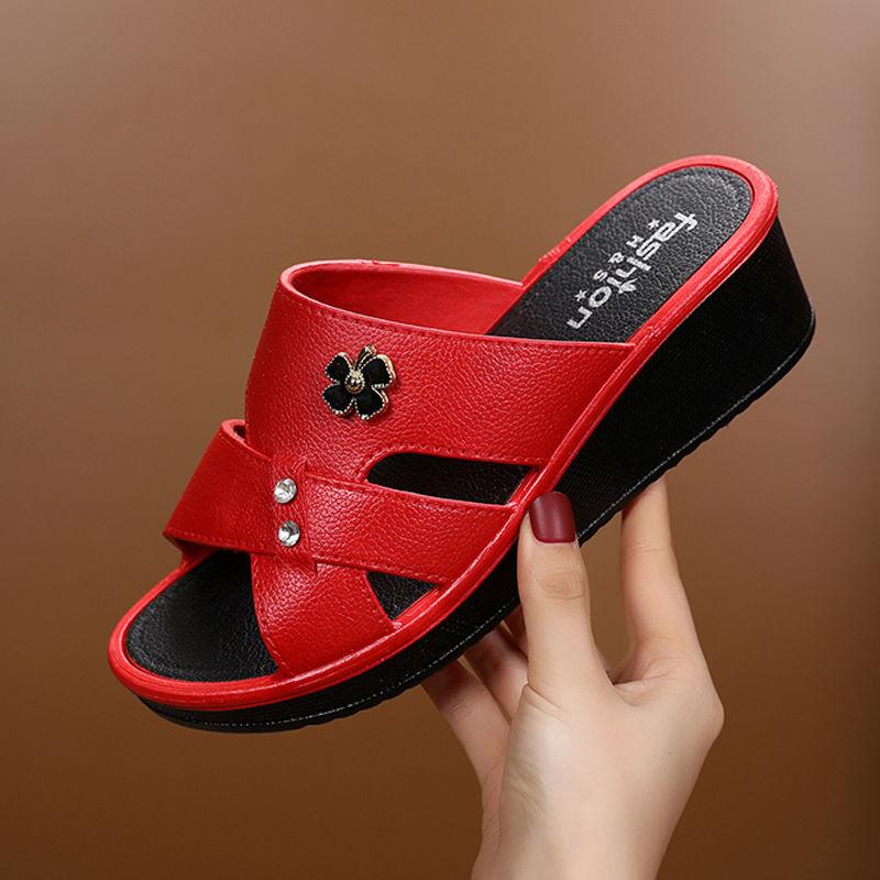 Women Summer Slippers Casual Ladies Sandals Platform Non-slip Female Shoes Soft Wedge Outdoor Women Slippers
