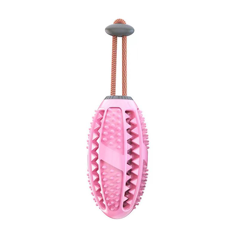 Dog Toy Bite-resistant Small Dog Teddy Relieve Boredom Leaking Ball Molar Teeth Leaking Device Dog Toy Training Toothbrush Pet Dogs Chewing Toys