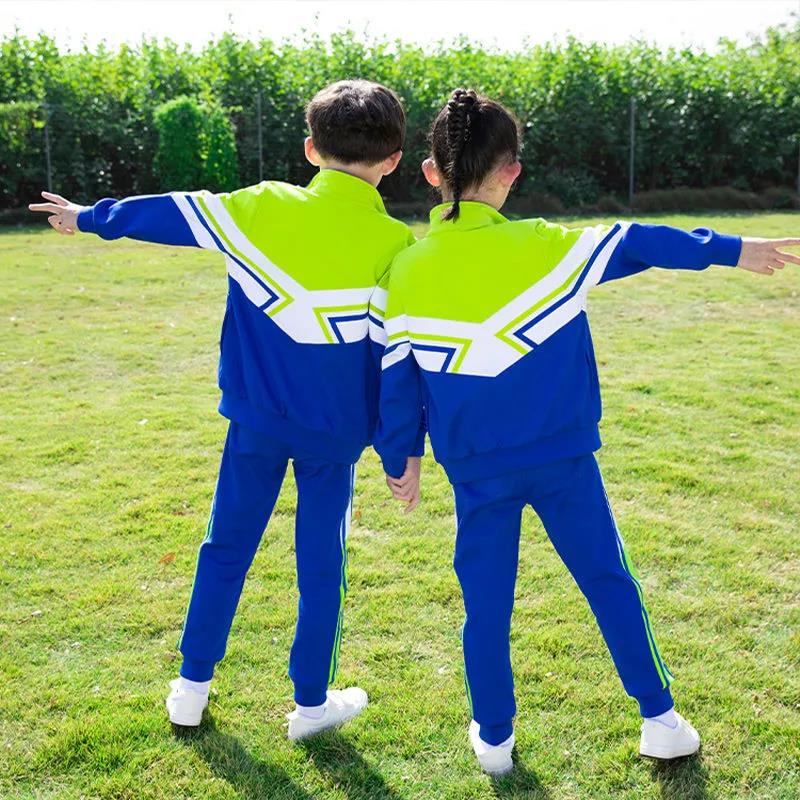 Primary School Uniforms Spring and Autumn Suits Children's First Grade Class Uniforms Kindergarten Uniforms Summer Games Clothing