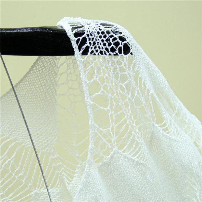 Ice Silk Shirt Single-piece Hollow Sun Protection Top with Thin Knitted Sweater Loose Sweater Women's Hollow Light and Breathable