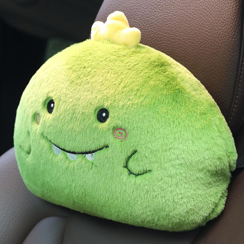 Animal-shaped Car Neck Pillow and Lumbar Pillow Seat Support Pillow Relaxation Artifact