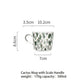 500ml Yellow Peach Cactus Glass Tea Milk Cups with Scale Coffee Mug Party Creative Drinkware Tumbler Water Cups