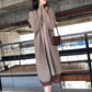 Autumn and winter new loose lapel sweater jacket female long section knit net red warm jacket