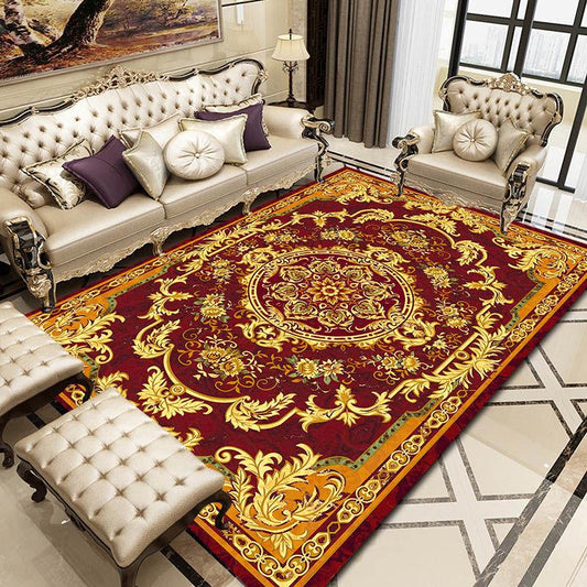 European Persian Study Carpet Living Room Sofa Blanket Bedroom Bedside Mat Kitchen Non-slip Carpet