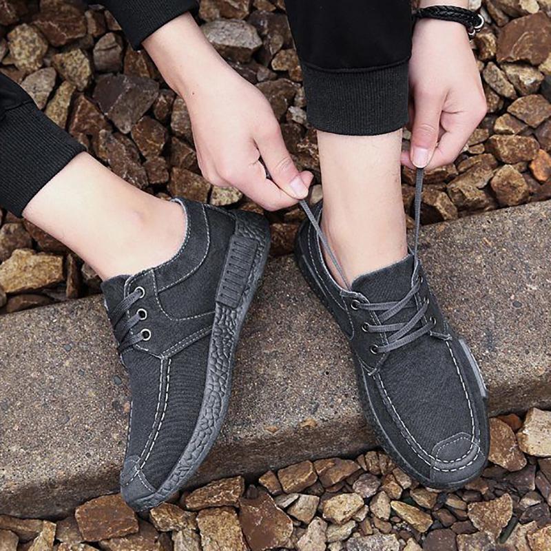 Spring Men's Clearance Canvas Shoes Korean Fashion Old Beijing Clearing Cloth Shoes Casual Clearance Shoes