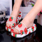 Summer Ladies Cartoon Non-slip Sandals  Slippers Home Soft-soled Bathroom Slippers Cartoon Cute Thick-soled Slippers