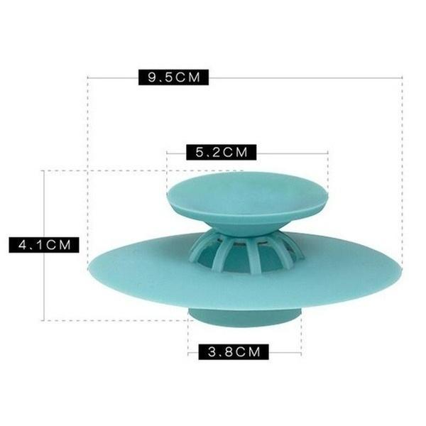 1Pcs Potable Drain Stop Kitchen Sink Stopper Drain Plug Floor Drain Hair Stopper Bath Catcher Sink Strainer Cover Tool