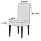 2/4/6Pcs  Stretchable Dining Chair Cover Spandex Elastic Pastoral Modern Slipcovers Furniture Cover for Kitchen Wedding
