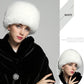 Faux Fur Imitation Fox Fur Dome Hat Fur Russian Hat Ladies Warm Winter Hat
