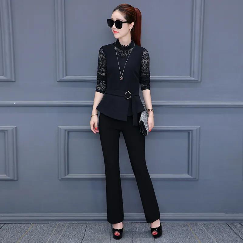 Temperament Suit Female Spring and Autumn Self-cultivation and Slimming Goddess Fan Celebrity Three-piece Professional Wear